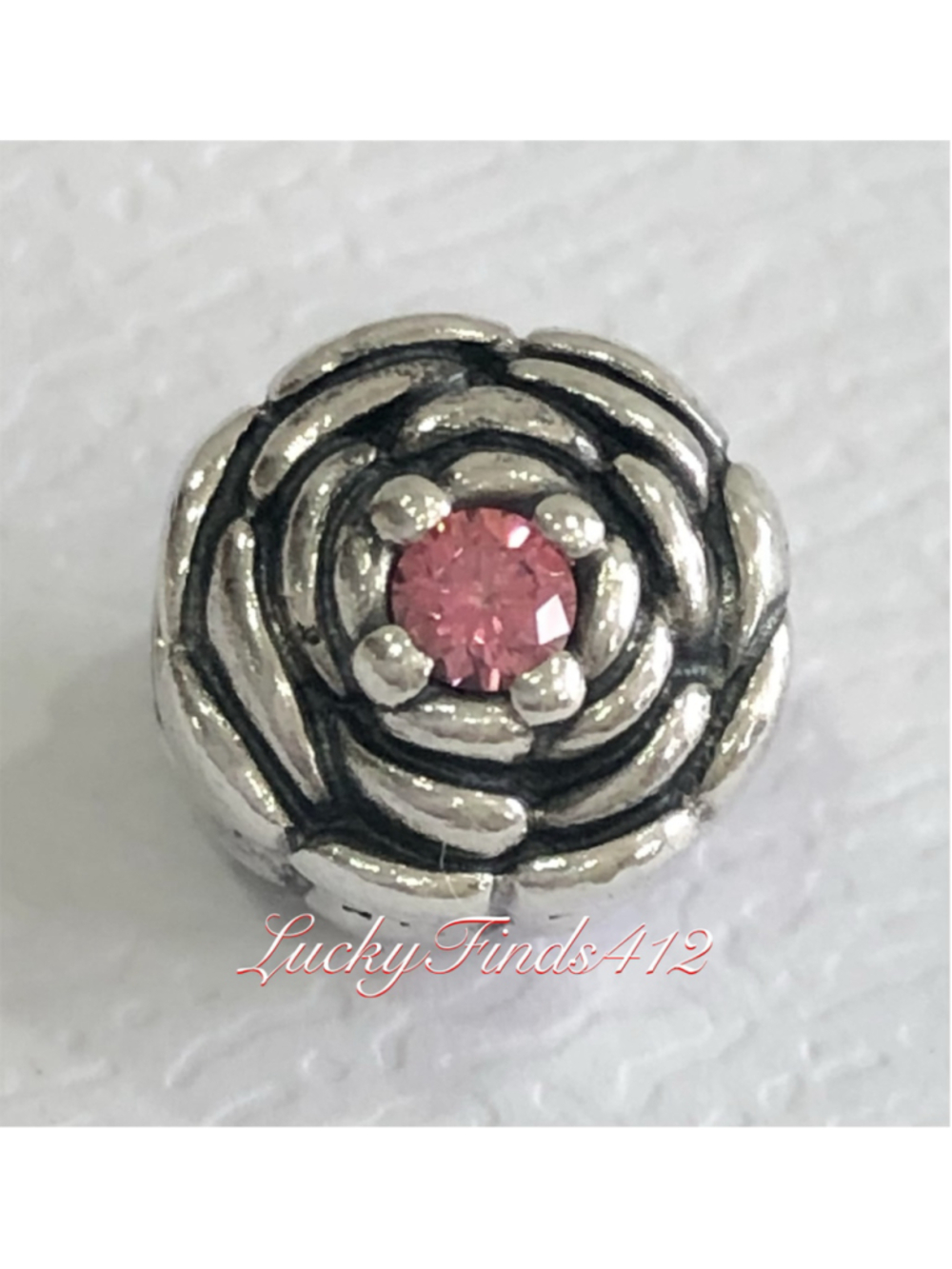 Authentic Pandora Blooming Flower Charm Retired